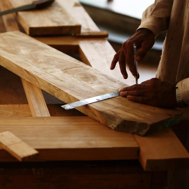 Teak Wood Brass Moulding